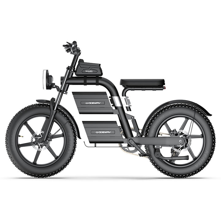 Odeway E20 Dual Battery Electric Bike 20 Inch Fat Tire Off Road Ebike 2000W 60V Powerful Mountain Electric Bicycle