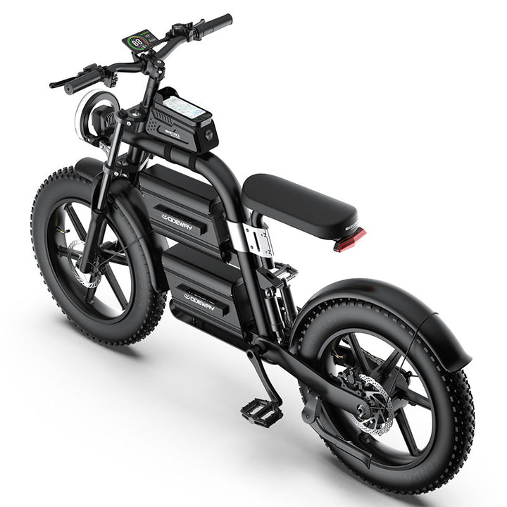 Odeway E20 Dual Battery Electric Bike 20 Inch Fat Tire Off Road Ebike 2000W 60V Powerful Mountain Electric Bicycle